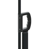 vidaXL Windscherm uittrekbaar 100x300 cm zwart