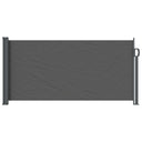 vidaXL Retractable Side Awning Anthracite 300 x 100 cm Polyester