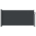 vidaXL Retractable Side Awning Anthracite 300 x 100 cm Polyester