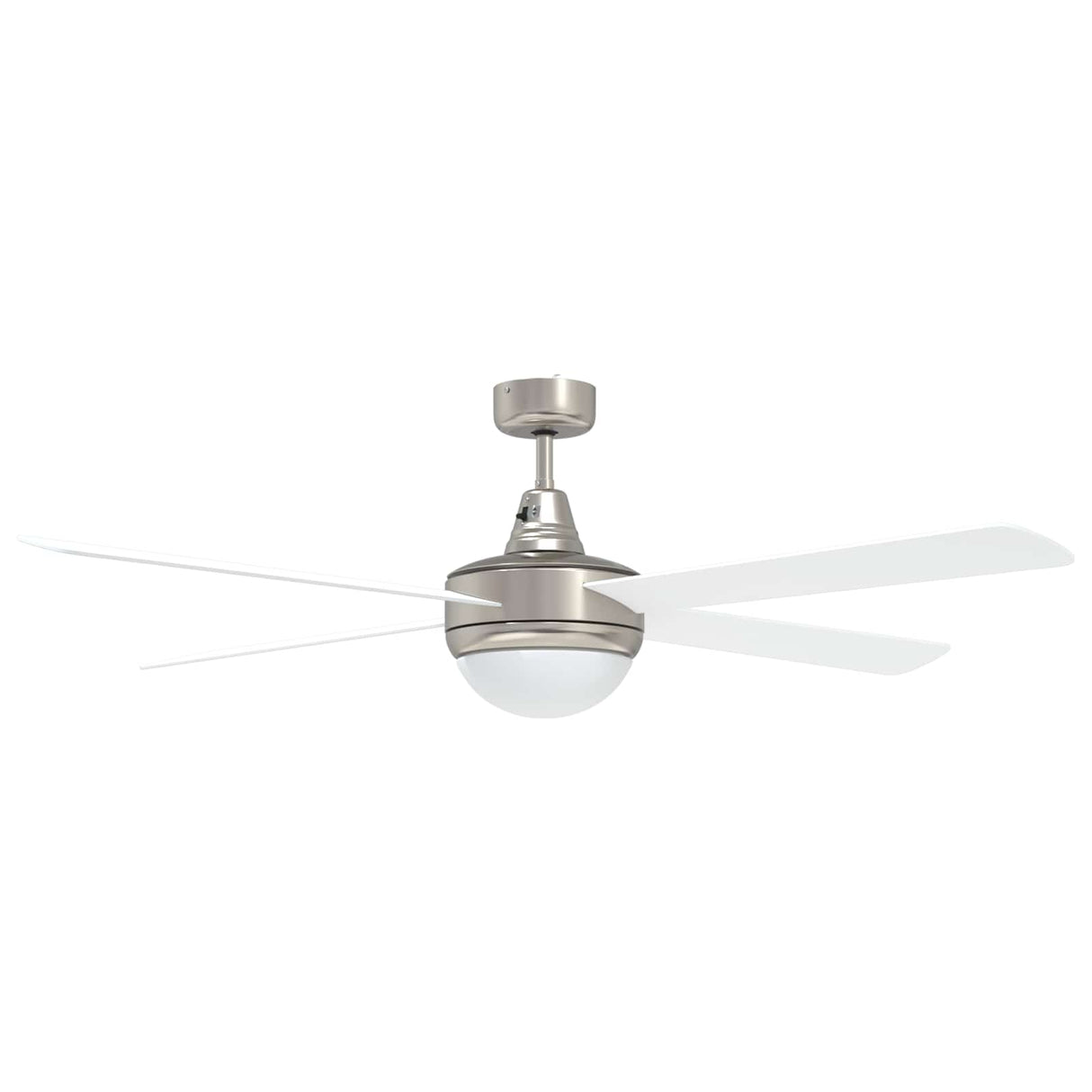 vidaXL Plafondventilator met lamp 82 cm lichtbruin
