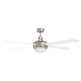 vidaXL Plafondventilator met lamp 82 cm lichtbruin