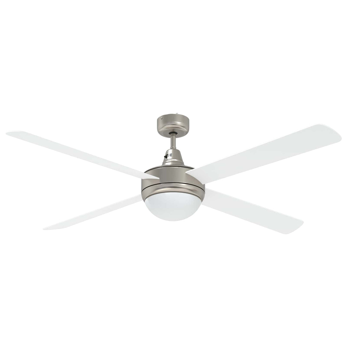 vidaXL Plafondventilator met lamp 82 cm lichtbruin