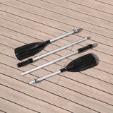 Bestway Opblaasbare boot Grijs en wit 3,15 x 1,65 m PVC