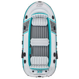 Bestway Opblaasbare boot Grijs en wit 3,15 x 1,65 m PVC