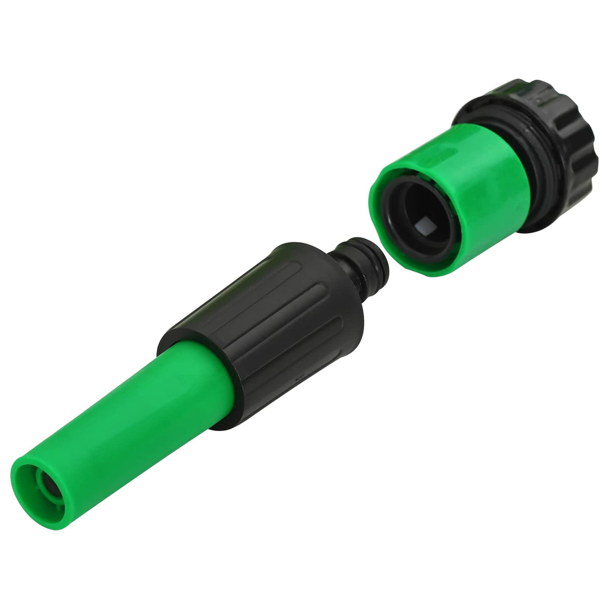 vidaXL Tuinslang 5-laags Groen en Geel 1 / 2'' 10 m PVC