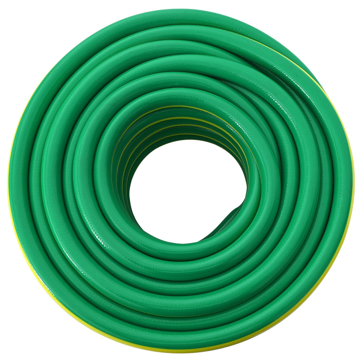 vidaXL Tuinslang 5-laags Groen en Geel 1 / 2'' 10 m PVC