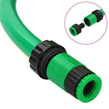 vidaXL Tuinslang 5-laags Groen en Geel 1 / 2'' 10 m PVC