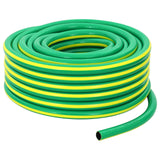 vidaXL Tuinslang 5-laags Groen en Geel 1 / 2'' 10 m PVC