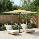 vidaXL Tuinparasol 200 x 300 cm Polyester Rechthoekig Crèmekleurig