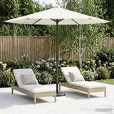 vidaXL Tuinparasol 200 x 300 cm Polyester Rechthoekig Crèmekleurig