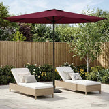 vidaXL Tuinparasol 200 x 300 cm Polyester Rechthoekig Crèmekleurig