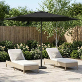 vidaXL Tuinparasol 200 x 300 cm Polyester Rechthoekig Crèmekleurig
