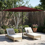 vidaXL Tuinparasol 200 x 300 cm Polyester Rechthoekig Crèmekleurig
