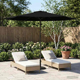 vidaXL Tuinparasol 200 x 300 cm Polyester Rechthoekig Crèmekleurig