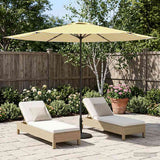 vidaXL Tuinparasol 200 x 300 cm Polyester Rechthoekig Crèmekleurig