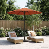 vidaXL Tuinparasol 200 x 300 cm Polyester Rechthoekig Crèmekleurig
