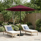 vidaXL Tuinparasol 200 x 300 cm Polyester Rechthoekig Crèmekleurig