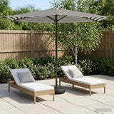 vidaXL Tuinparasol 200 x 300 cm Polyester Rechthoekig Crèmekleurig