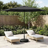 vidaXL Tuinparasol 200 x 300 cm Polyester Rechthoekig Crèmekleurig
