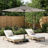 vidaXL Tuinparasol 200 x 300 cm Polyester Rechthoekig Crèmekleurig