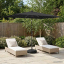 vidaXL Tuinhaard met LED-verlichting en basis 200 x 300 cm Polyester