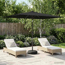 vidaXL Tuinhaard met LED-verlichting en basis 200 x 300 cm Polyester