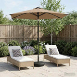vidaXL Tuinhaard met LED-verlichting en basis 200 x 300 cm Polyester