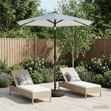 vidaXL Tuinhaard met LED-verlichting en basis 200 x 300 cm Polyester