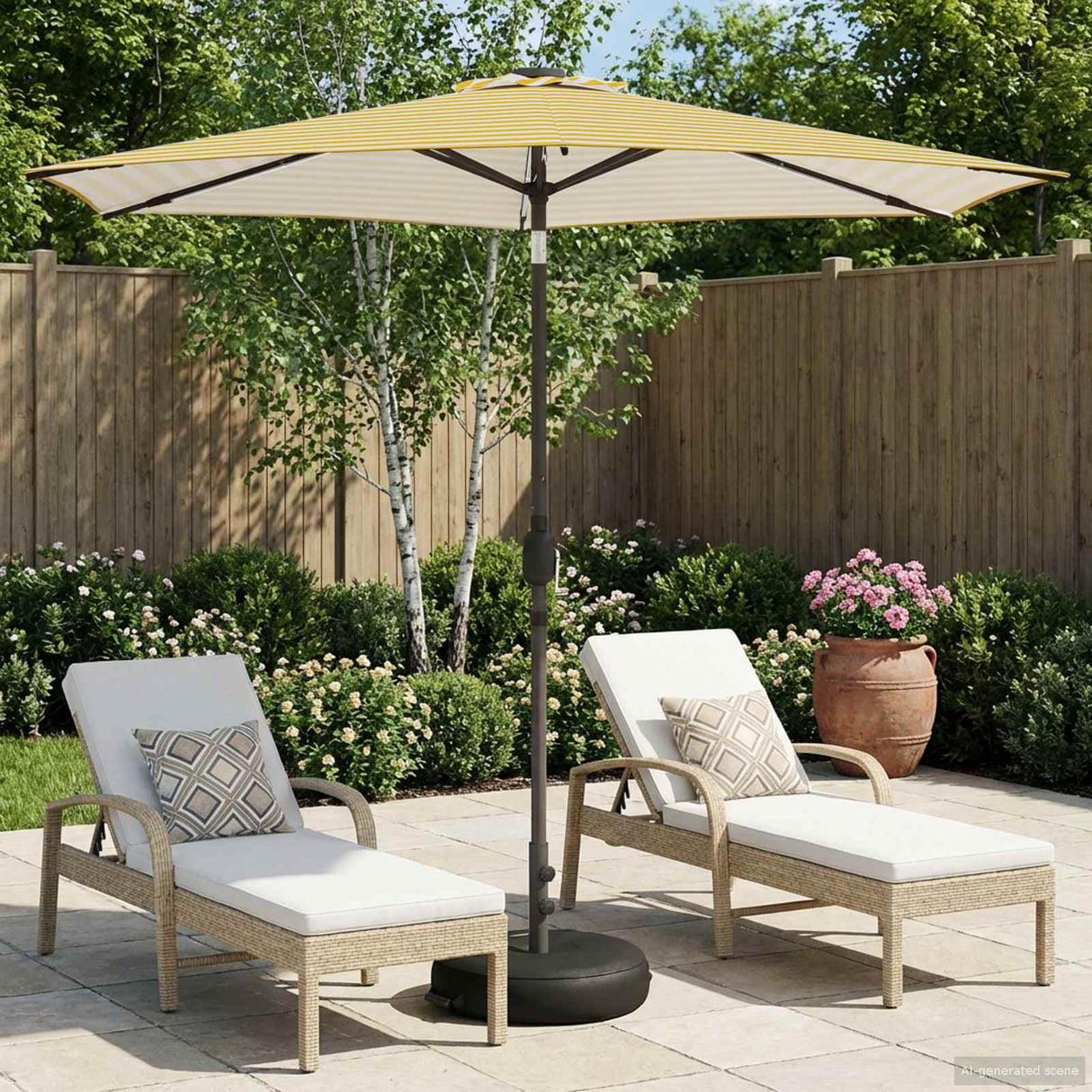 vidaXL Tuinhaard met LED-verlichting en basis 200 x 300 cm Polyester