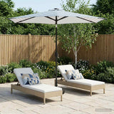 vidaXL Tuinhaard met LED-verlichting en basis 200 x 300 cm Polyester