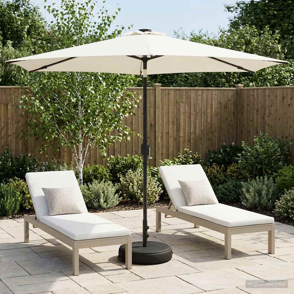 vidaXL Tuinhaard met LED-verlichting en basis 200 x 300 cm Polyester