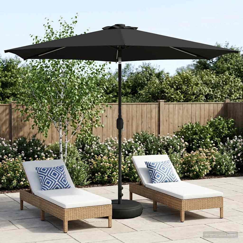 vidaXL Tuinhaard met LED-verlichting en basis 200 x 300 cm Polyester