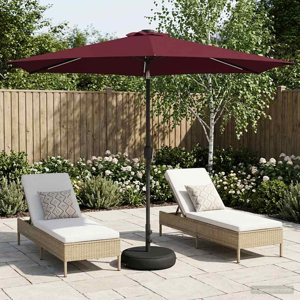 vidaXL Tuinhaard met LED-verlichting en basis 200 x 300 cm Polyester