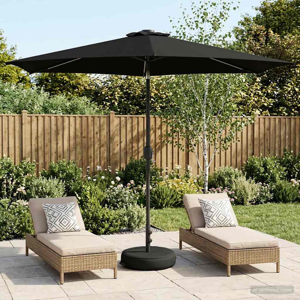 vidaXL Tuinhaard met LED-verlichting en basis 200 x 300 cm Polyester