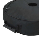 vidaXL Terras Parasolvoet 50 x 50 cm Staal Zwart