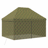vidaXL Luifel Tent met 4 Zijkanten 3 x 4 m Leger Camouflage