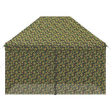 vidaXL Luifel Tent met 4 Zijkanten 3 x 4 m Leger Camouflage