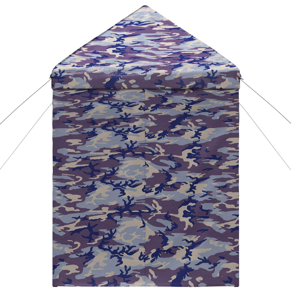 vidaXL Pop-up Gazebo with 4 Side Walls 2 x 2 m Blue Camouflage