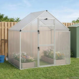 vidaXL Vogelkooi Zilverkleurig 181,5 x 110,5 x 173,5 cm