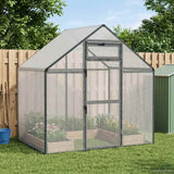 vidaXL Vogelkooi Zilverkleurig 181,5 x 110,5 x 173,5 cm
