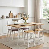 VidaXL Hoge Barkruk EKAI 2 pcs Zwart 40 x 29 x 63 cm
