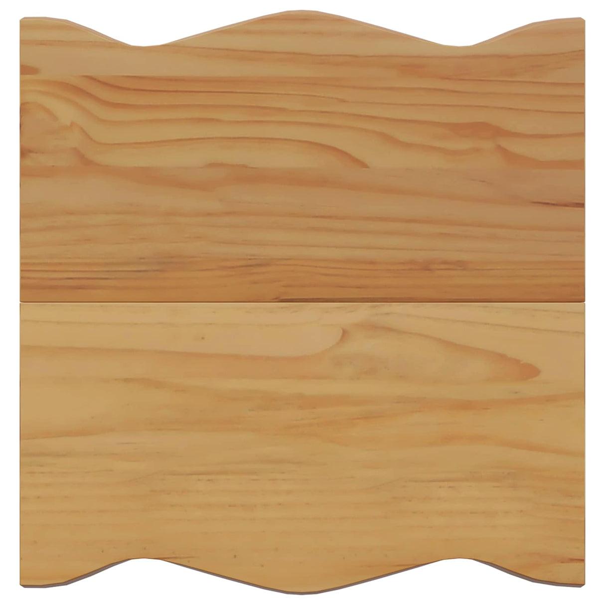 VidaXL Side Table EKAI Black 50 x 50 x 45.5 cm Solid Pine Wood