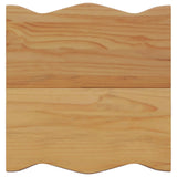 VidaXL Side Table EKAI Black 50 x 50 x 45.5 cm Solid Pine Wood