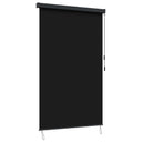 vidaXL Rolgordijn voor buiten 60x250 cm blauw en wit