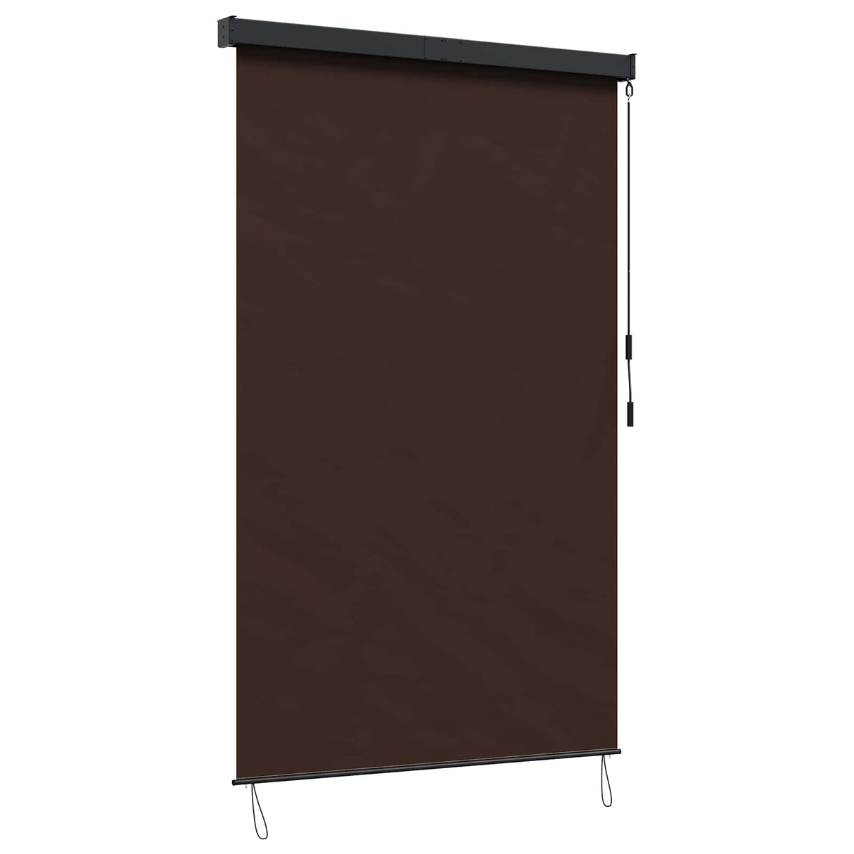 vidaXL Rolgordijn voor buiten 60x250 cm blauw en wit