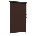 vidaXL Rolgordijn voor buiten 60x250 cm blauw en wit