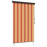 vidaXL Rolgordijn voor buiten 60x250 cm blauw en wit