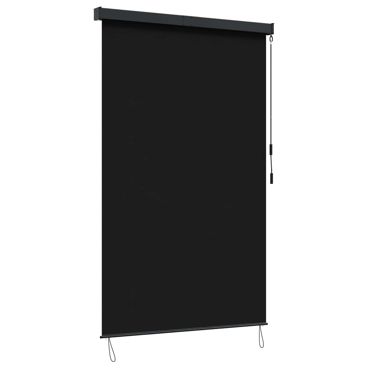 vidaXL Rolgordijn voor buiten 60x250 cm blauw en wit
