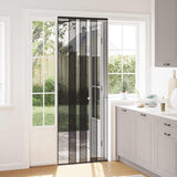 vidaXL Fly Screen Door Curtain 100x220 cm polyester mesh black