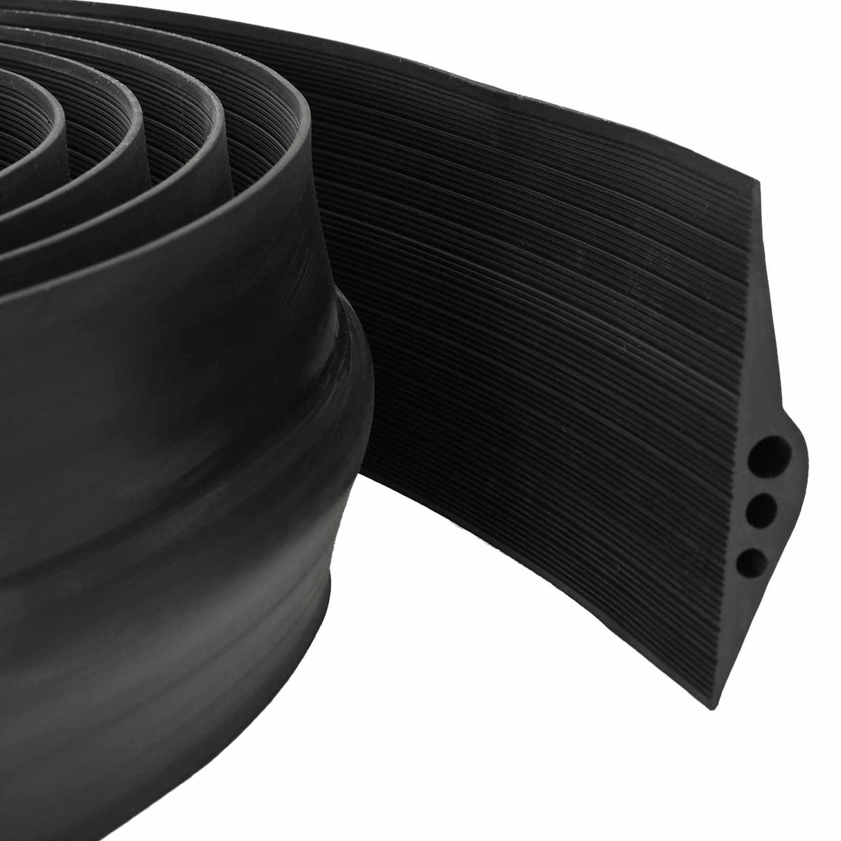 vidaXL Garage Vloerafdichting Zwart 112 x 20 mm 5,5 m EPDM-rubber